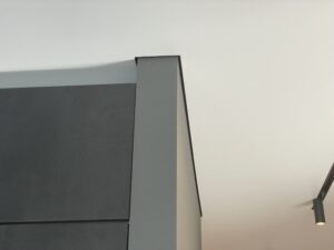 Вариант теневого потолка без ленты